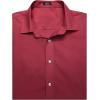 imageCOOFANDY Mens Muscle Fit Dress Shirts WrinkleFree Short Sleeve Casual Button Down ShirtWine Red