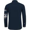 imageCOOFANDY Mens Print Button Down Dress Shirt Fashion Long Sleeve Casual ShirtsDark Navy Tiger