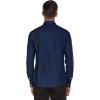 imageCOOFANDY Mens Print Button Down Dress Shirt Fashion Long Sleeve Casual ShirtsNavy Blue
