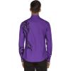 imageCOOFANDY Mens Print Button Down Dress Shirt Fashion Long Sleeve Casual ShirtsPurple