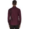 imageCOOFANDY Mens Print Button Down Dress Shirt Fashion Long Sleeve Casual ShirtsWine Red