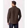 imageCOOFANDY Mens Shirt Jacket Casual Button Up Shirts Long Sleeve Lightweight Shacket with Flap PocketsCoffee