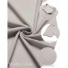 imageCOOFANDY Mens Short Sleeve Button Down Shirt Casual Summer Beach Shirt Waffle Knit Shirts Wrinkle Free Untucked ShirtLight Grey