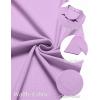 imageCOOFANDY Mens Short Sleeve Button Down Shirt Casual Summer Beach Shirt Waffle Knit Shirts Wrinkle Free Untucked ShirtLight Purple