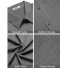 imageCOOFANDY Mens Short Sleeve Button Down Shirt Casual Summer Beach Shirts Vacation Wedding Shirt with PocketSlate Marble