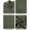 imageCOOFANDY Mens Short Sleeve Button Down Shirts Casual Summer Untucked Wrinkle Free Dress Shirts with PocketChive