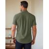 imageCOOFANDY Mens Short Sleeve Button Down Shirts Casual Summer Untucked Wrinkle Free Dress Shirts with PocketChive