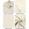 imageCOOFANDY Mens Short Sleeve Button Down Shirts Casual Summer Untucked Wrinkle Free Dress Shirts with PocketVanilla Ice