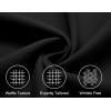 imageCOOFANDY Mens Short Sleeve Button Down Shirts Waffle Shirt Casual Beach Summer Shirts Wrinkle Free Vacation ShirtsBlack Burgundy Combo