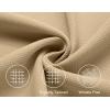 imageCOOFANDY Mens Short Sleeve Button Down Shirts Waffle Shirt Casual Beach Summer Shirts Wrinkle Free Vacation ShirtsKhaki