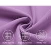 imageCOOFANDY Mens Short Sleeve Button Down Shirts Waffle Shirt Casual Beach Summer Shirts Wrinkle Free Vacation ShirtsLight Purple