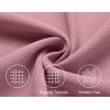 imageCOOFANDY Mens Short Sleeve Button Down Shirts Waffle Shirt Casual Beach Summer Shirts Wrinkle Free Vacation ShirtsPink
