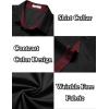 imageCOOFANDY Mens Short Sleeve Button Down Shirts Wrinkle Free Casual Summer Shirts Business Dress ShirtsBlack