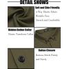 imageCOOFANDY Mens Short Sleeve Casual Button Down Shark Shirts Wrinkle Free Untucked Shirt Summer Stretch Dress ShirtsArmy Green