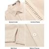 imageCOOFANDY Mens Short Sleeve Cuban Guayabera Shirt Casual Summer Beach Button Down ShirtsAchampagne