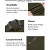 imageCOOFANDY Mens Short Sleeve Dress Shirts Casual Wrinkle Free Shirt Plaid Collar Summer Button Down ShirtsArmy Green