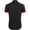 imageCOOFANDY Mens Short Sleeve Dress Shirts Casual Wrinkle Free Shirt Plaid Collar Summer Button Down ShirtsBlackred