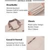 imageCOOFANDY Mens Short Sleeve Dress Shirts Casual Wrinkle Free Shirt Plaid Collar Summer Button Down ShirtsKhaki