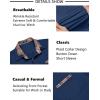 imageCOOFANDY Mens Short Sleeve Dress Shirts Casual Wrinkle Free Shirt Plaid Collar Summer Button Down ShirtsNavy Blue