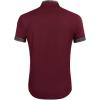 imageCOOFANDY Mens Short Sleeve Dress Shirts Casual Wrinkle Free Shirt Plaid Collar Summer Button Down ShirtsWine Red