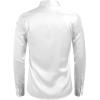 imageCOOFANDY Mens Silk Satin Dress Shirts Jacquard Long Sleeve Floral Button Up Shirts Party Prom Wedding ShirtPwhite