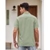 imageCOOFANDY Mens Vintage Bowling Shirt Short Sleeve Button Down Summer Cuba Beach ShirtsBowling Green White
