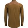 imageCOOFANDY Mens Western Cowboy Shirt Embroidered Long Sleeve Slim Fit Casual Cotton Button Down Hippie Shirts with PocketsBrown