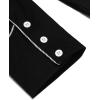 imageCOOFANDY Mens Western Cowboy Shirt Long Sleeve Slim Fit Rose Embroidered Cotton Casual Button Down ShirtsBlack