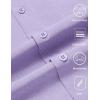 imageCOOFANDY Mens Wrinkle Free Shirts 2025 Short Sleeve Casual Button Down Summer Dress ShirtsLilac