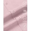 imageCOOFANDY Mens Wrinkle Free Shirts 2025 Short Sleeve Casual Button Down Summer Dress ShirtsPink