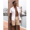 imageCOOFANDY Mens Wrinkle Free Shirts 2025 Short Sleeve Casual Button Down Summer Dress ShirtsWhite