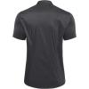 imageCOOFANDY Muscle Fit Dress Shirts for Men Banded Collar Casual Button Down ShirtsDark Grey