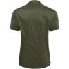 imageCOOFANDY Muscle Fit Dress Shirts for Men Banded Collar Casual Button Down ShirtsOlive Green
