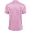 imageCOOFANDY Muscle Fit Dress Shirts for Men Banded Collar Casual Button Down ShirtsPink