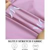imageCOOFANDY Muscle Fit Dress Shirts for Men Banded Collar Casual Button Down ShirtsPink