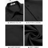 imageCOOFANDY Shirts for Men Short Sleeve Button Down Shirt Casual Summer Beach ShirtBlack