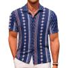 Printed-navy Blue