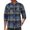 Green Blue & Black Plaid