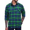 imageCOOFANDY Mens Flannel Plaid Shirts Long Sleeve Casual Cotton Button Down ShirtsPat2