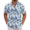 Navy & White Floral