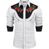 White and Black (Retro Rose)