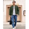 imageCOOFANDY Men Bomber Jacket Lightweight Casual Windbreaker Zip Up Coat Fashion Stylish Fall Jackets with PocketArmy Green