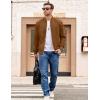 imageCOOFANDY Men Bomber Jacket Lightweight Casual Windbreaker Zip Up Coat Fashion Stylish Fall Jackets with PocketBrown