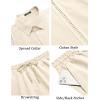 imageCOOFANDY Mens 2 Piece Short Set Cuban Guayabera Shirts Short Sleeve Casual Beach Outfits SetKhaki