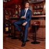 imageCOOFANDY Mens 2 Piece Wedding Suit Slim Fit Dress Suits 2 Button Blazer Jacket Pant for Business Dinner Party Prom