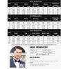 imageCOOFANDY Mens 3 Piece Slim Fit Suits One Button Blazer Vest Suit Pants with Tie