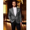 imageCOOFANDY Mens 3 Piece Slim Fit Suits One Button Blazer Vest Suit Pants with Tie