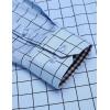 imageCOOFANDY Mens Business Dress Shirt Long Sleeve Slim Fit Casual Button Down Shirt02blue
