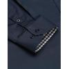 imageCOOFANDY Mens Business Dress Shirt Long Sleeve Slim Fit Casual Button Down Shirt03dark Blue Solid