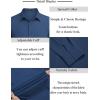 imageCOOFANDY Mens Business Dress Shirts Wrinkle Free Long Sleeve Regular Fit Dress Shirt Textured Casual Button Down ShirtsDeep Blue